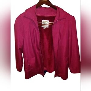 Vintage London Fog Women's Red Utility Jacket